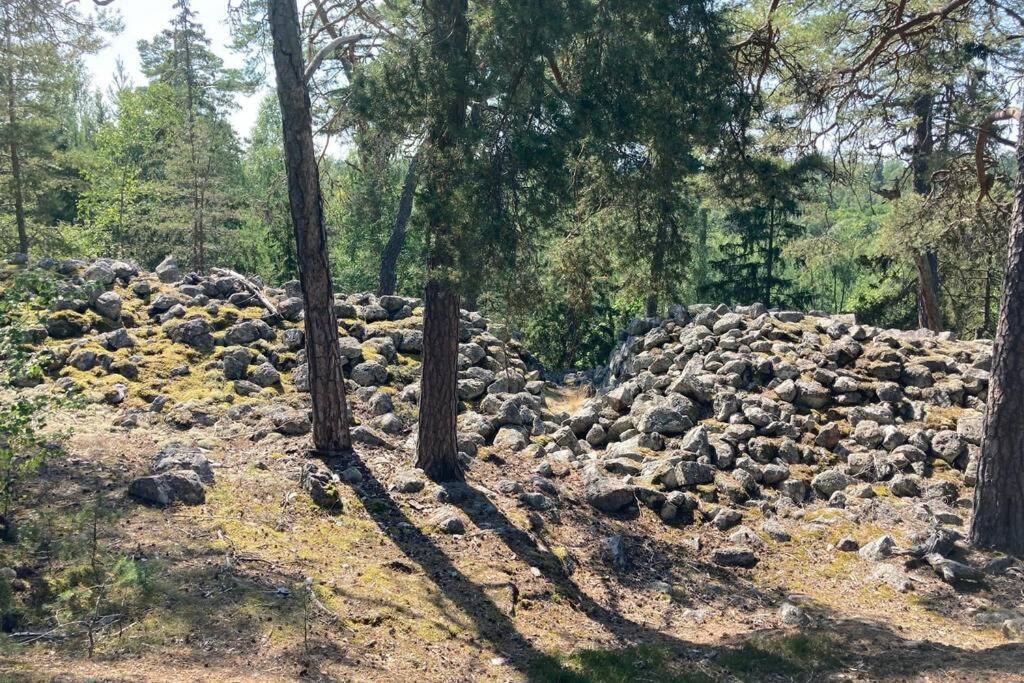 Cabin In The Woods, Close To Lake Maelaren يسكيلستونا المظهر الخارجي الصورة