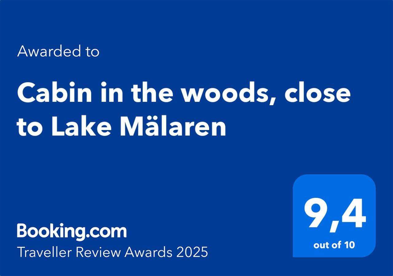 Cabin In The Woods, Close To Lake Maelaren يسكيلستونا المظهر الخارجي الصورة